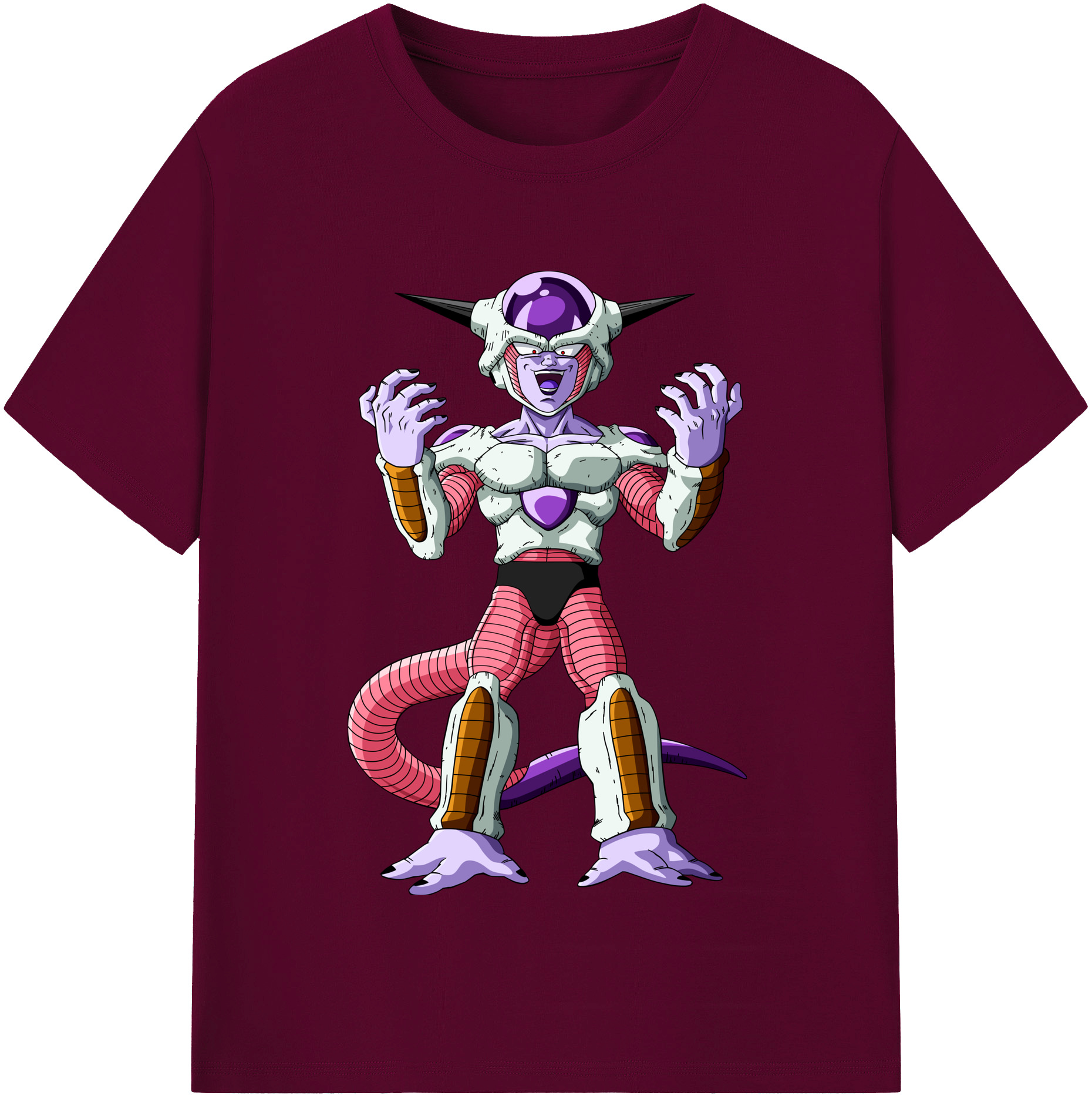 （画像用） ドラゴンボール フリーザ DRAGON BALL Frieza レディースカジュアルプリントTシャツ（綿100％）